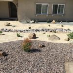 Low maintenance Using Decomposed Granite And an artificial water river channel