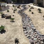 Low maintenance Using Decomposed Granite And an artificial water river channel