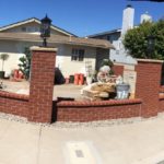 Brick work columns and walls