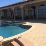 Pavers pool decking