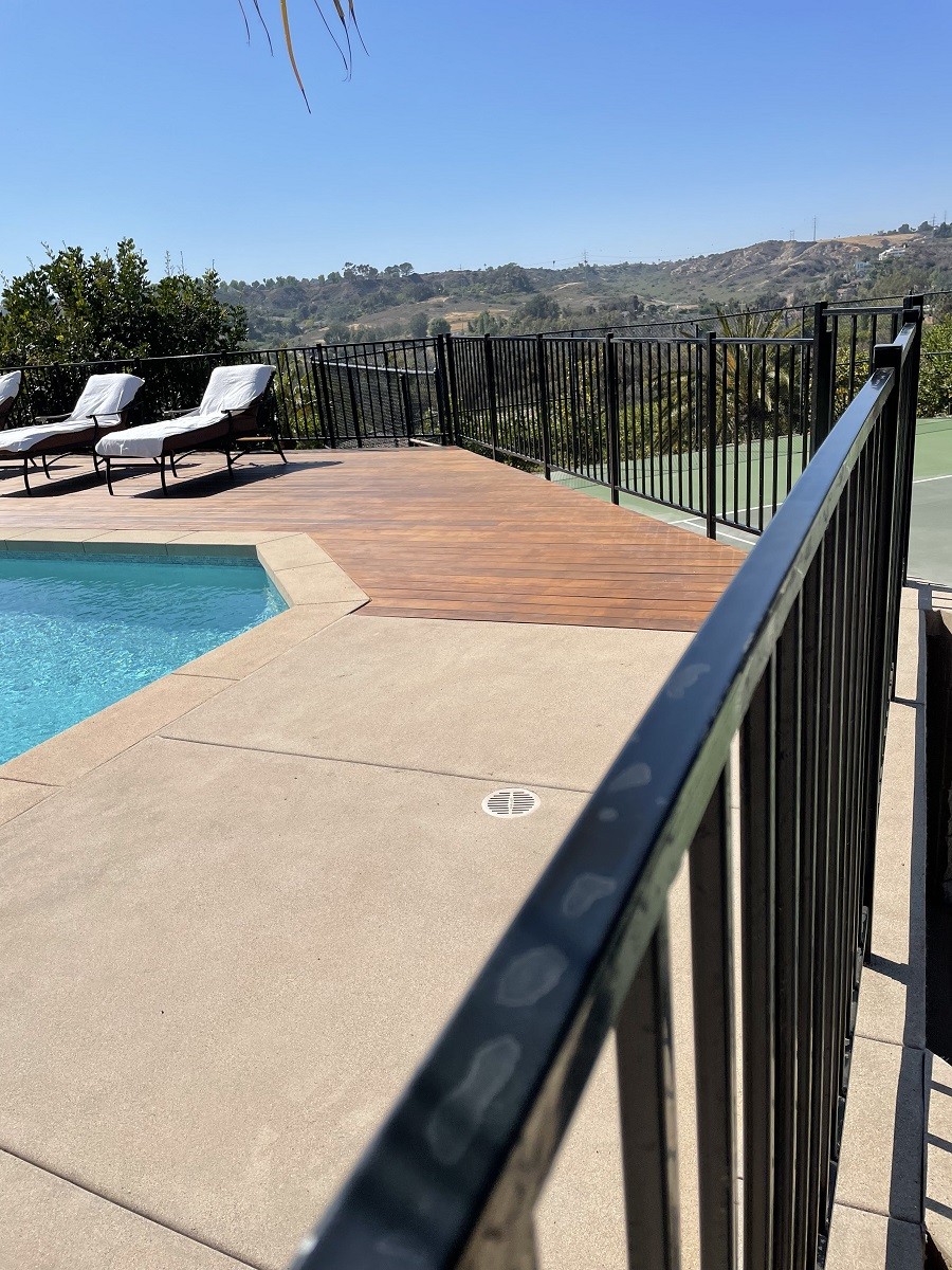 Exterior Designs Landscape | IPE wood decking Rancho Santa Fe, CA