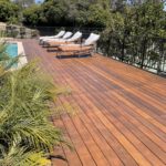 Exterior Designs Landscape | IPE wood decking Rancho Santa Fe, CA