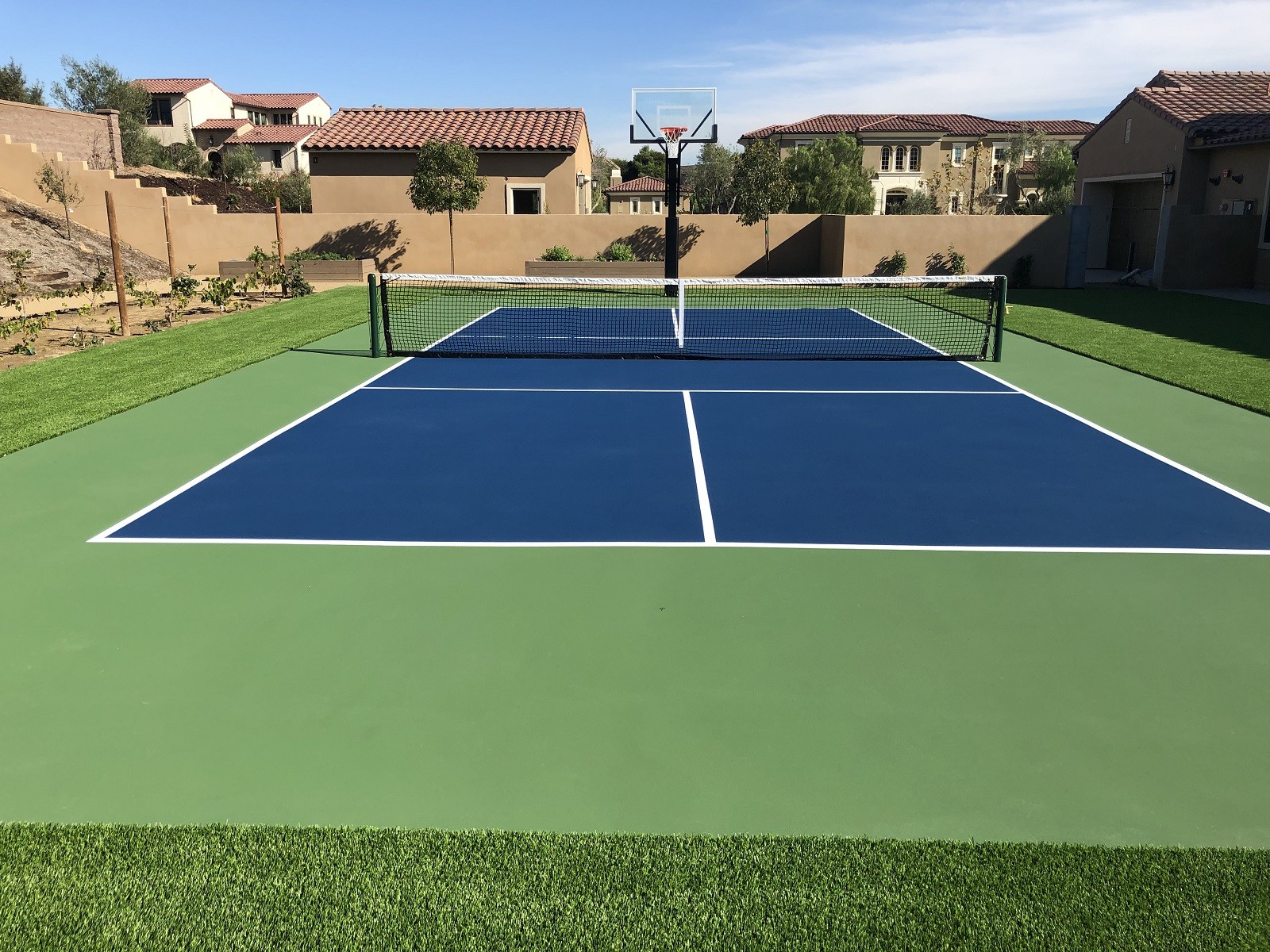 Exterior Designs Landscape | Tennis Court